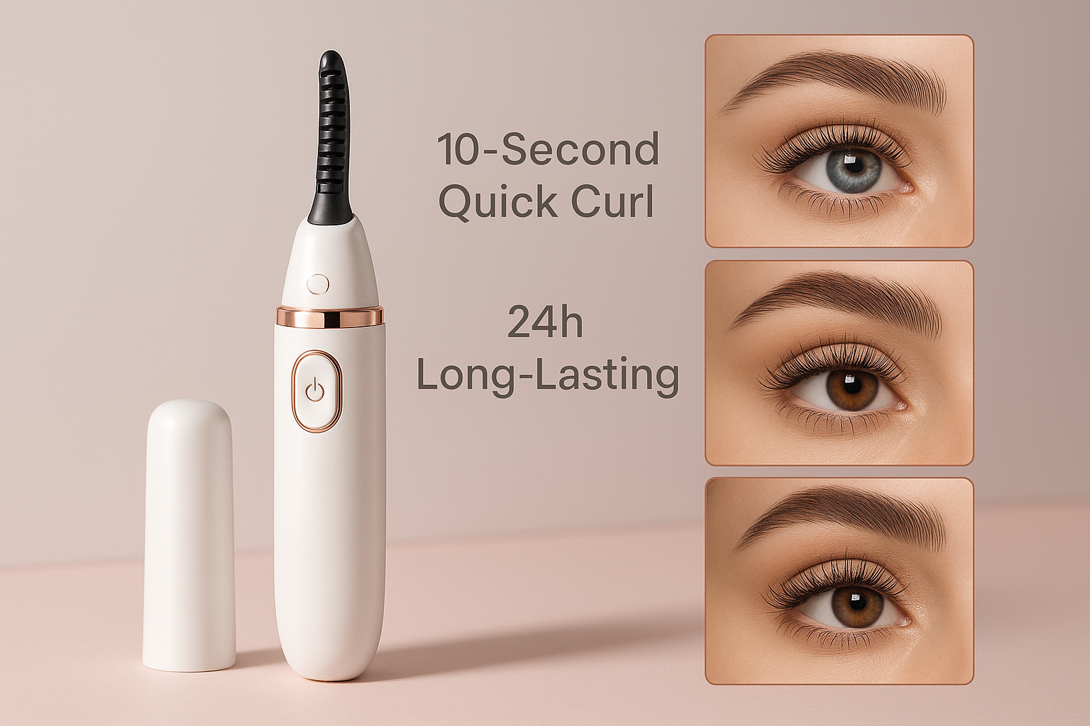 Professional White Eyelash Curler Showcase