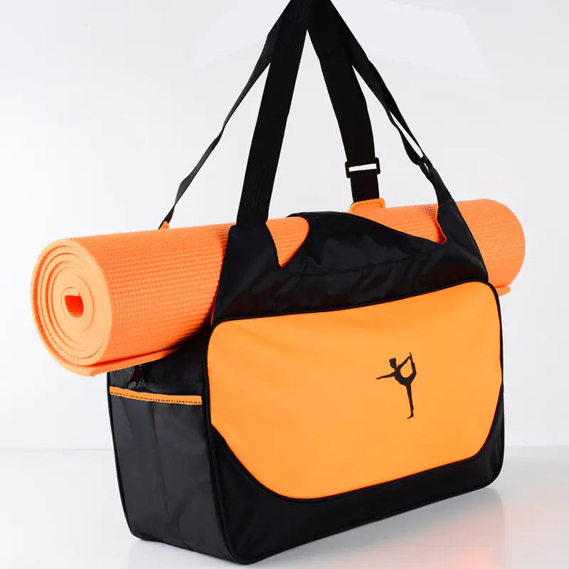 CoreVibeX™  ZenCarry Premium Yoga & Sports Travel Bag – Large-Capacity Mat Carrier for Active Lifestyles - ChicstyleX