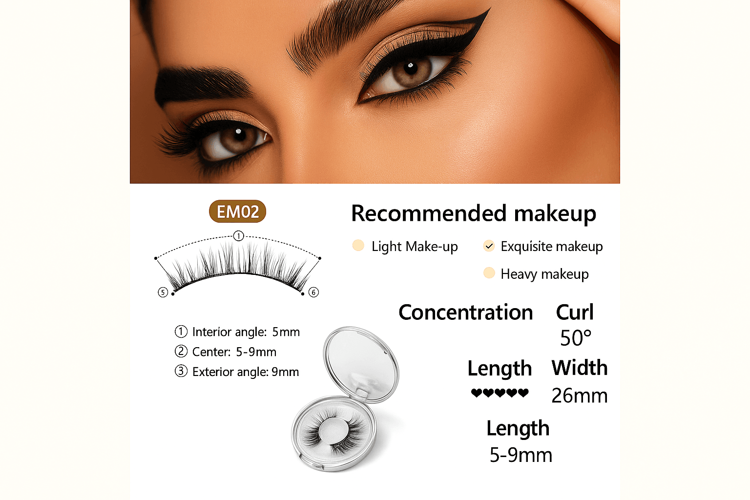 Magnetic Eyelashes Enhancer Kit – Long-Lasting Reusable Lashes with Applicator - ChicstyleX