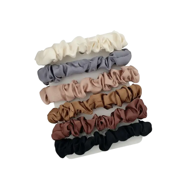 TressLockX™ Chic Satin French Hair Tie Set (6-Pack) - ChicstyleX