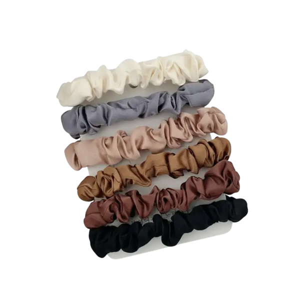 TressLockX™ Chic Satin French Hair Tie Set (6-Pack) - ChicstyleX