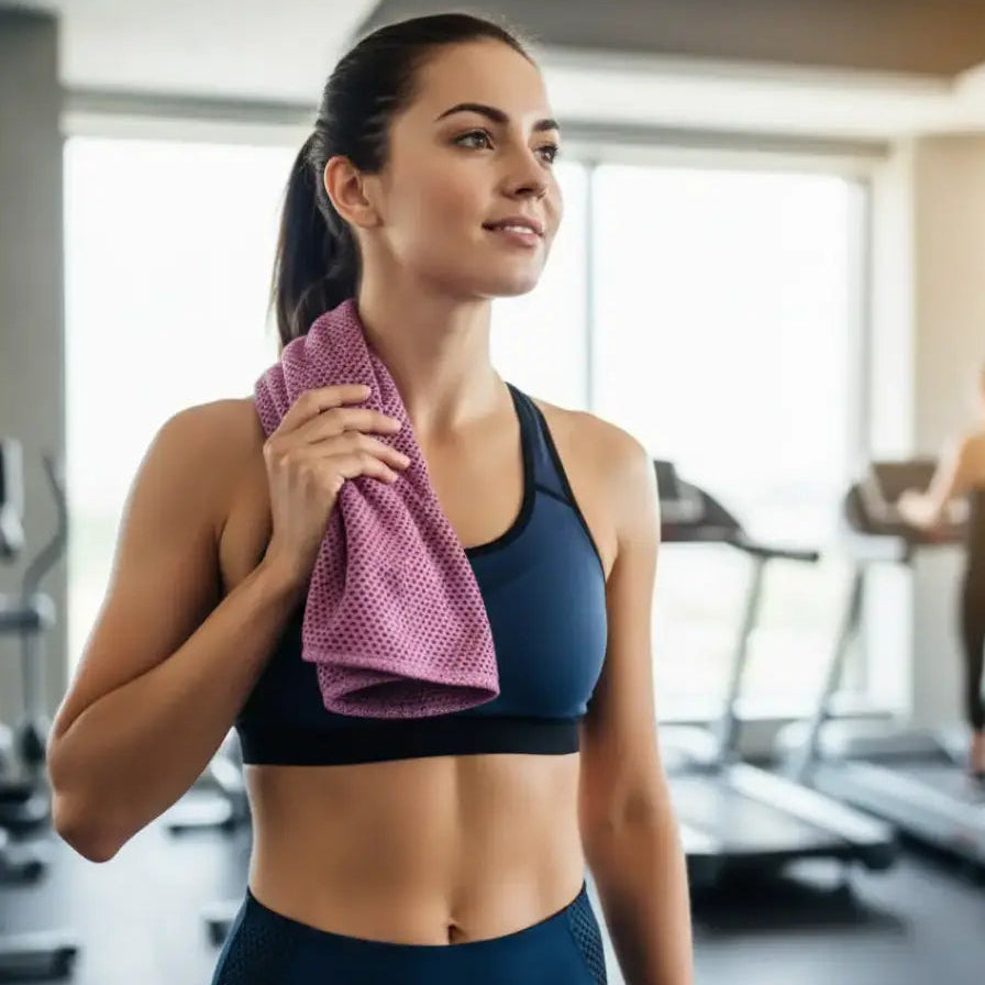 CoreVibeX™ Quick-Dry Cooling Sports Towel – Instant Chill Microfiber Towel for Gym, Fitness & Outdoor Activities  Fitness Accessories ChicstyleX.