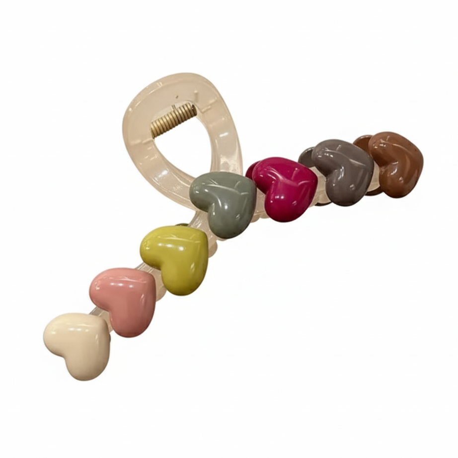 TressLockX™ RetroBead Geometric Hair Claw Clip – Trendy Retro Crab Hair Accessory for Effortless Style - ChicstyleX