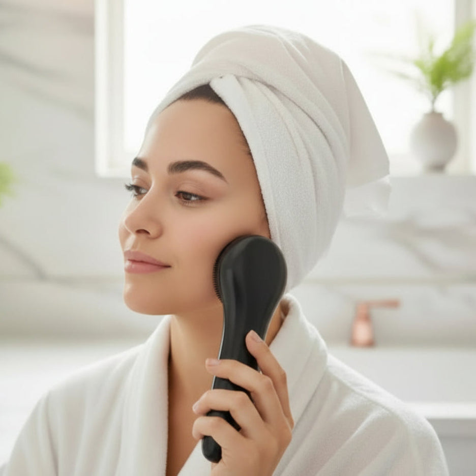 GlamLuxeX™ Electric Silicone Face Cleansing Brush – Multifunctional Facial Cleanser, Exfoliator & Massager, Waterproof with Magnetic Charging - ChicstyleX