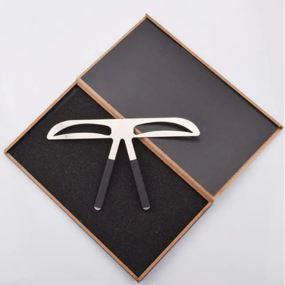 GlamLuxeX™ Precision Stainless Steel Eyebrow Ruler – Flexible Brow Mapping & Symmetry Tool for Professional Makeup & Perfect Shaping - ChicstyleX