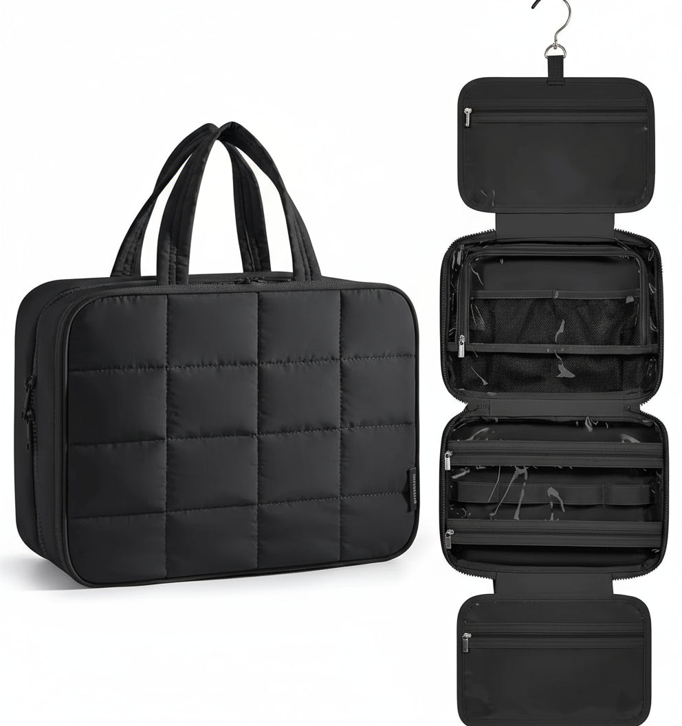 glamluxex make up bag black